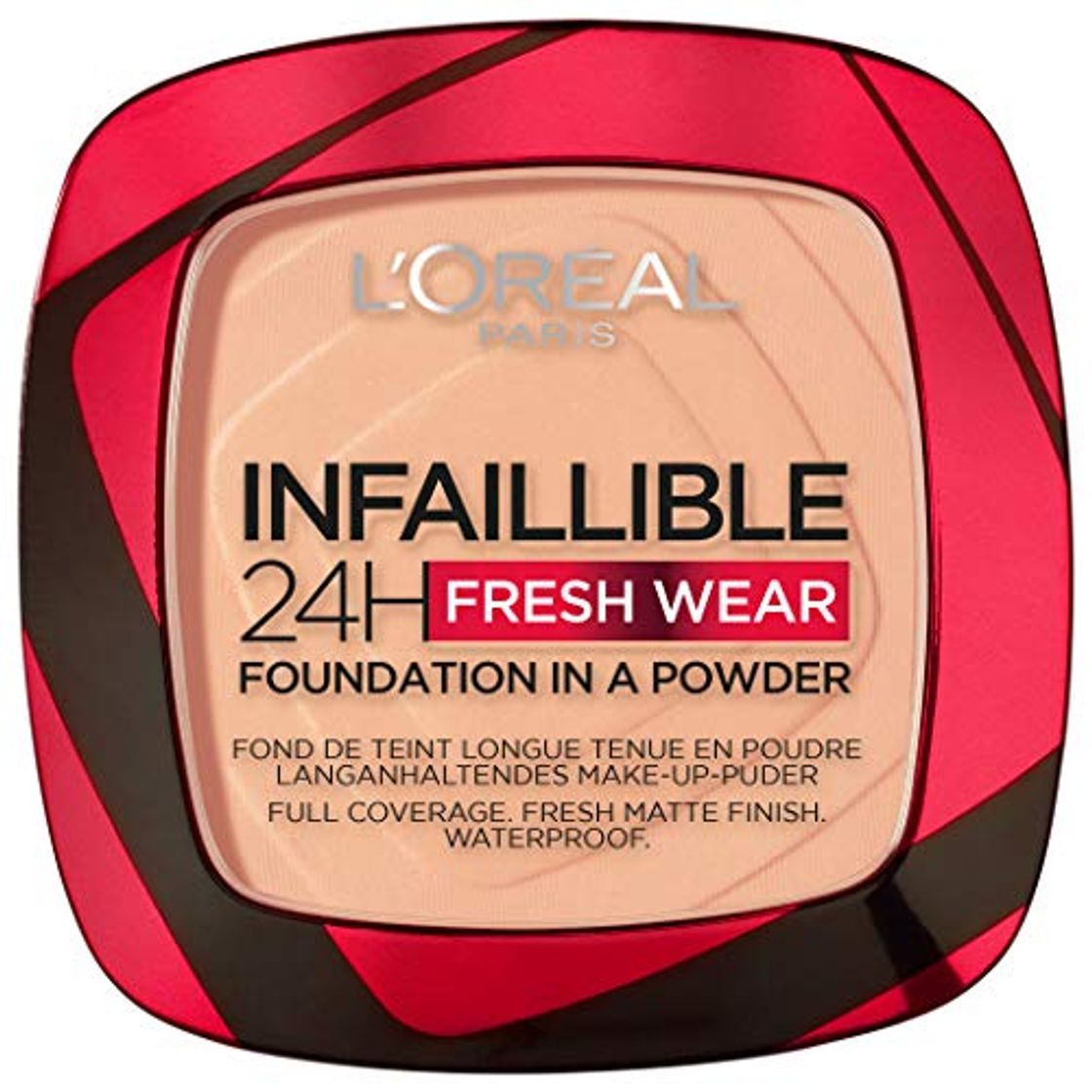 Social L'Oréal Paris Polvos Compactos Mate Infalible 24H, Larga Duración, Cobertura Media-Alta, Resistente