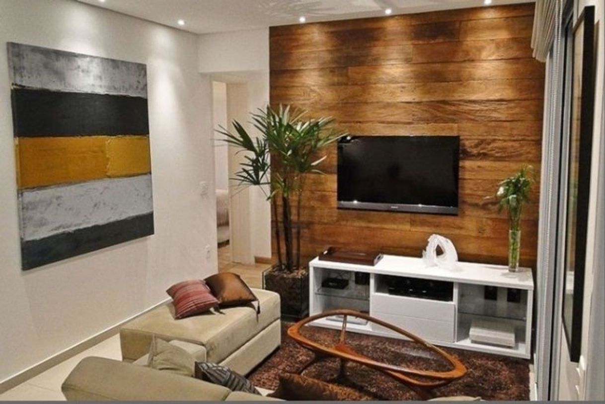 Moda Decoração de Sala Pequena → Barata, Simples -【TV, Estar, Jantar】