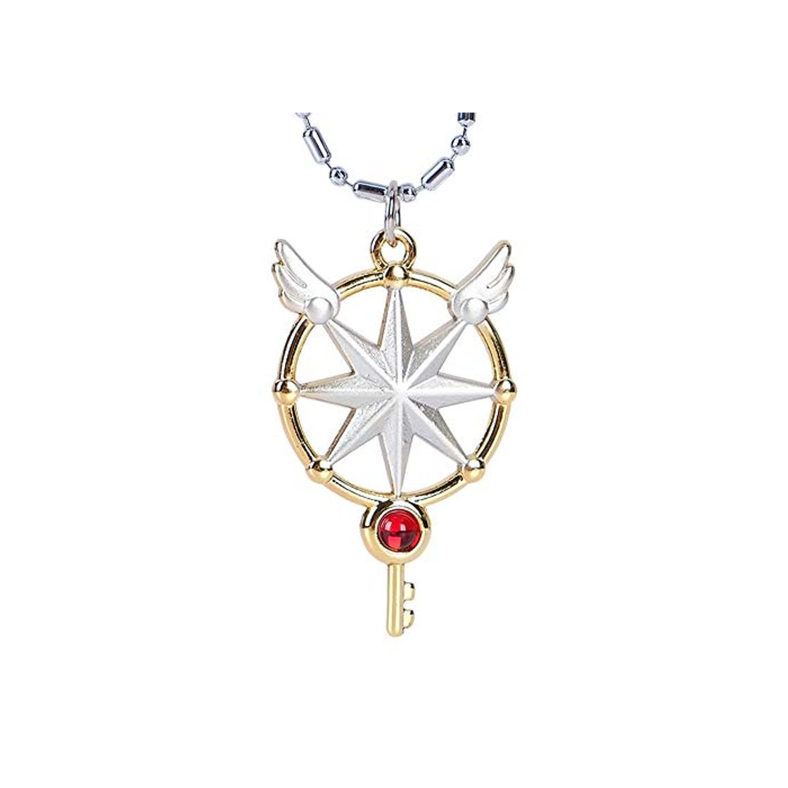 Producto Lackingone Cardcaptor Sakura Cosplay Star Key Necklace para niña