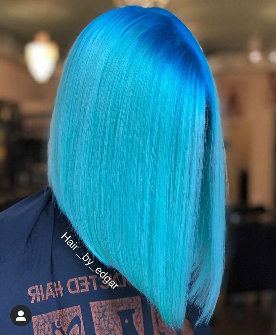 Fashion Um hair azul claro pra vcs 😍