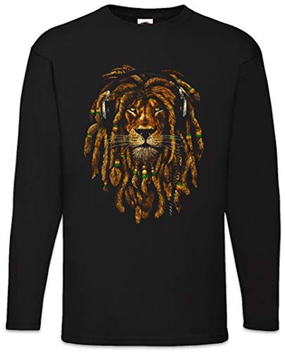 Fashion Urban Backwoods Rastafari Lion IV Long Sleeve T