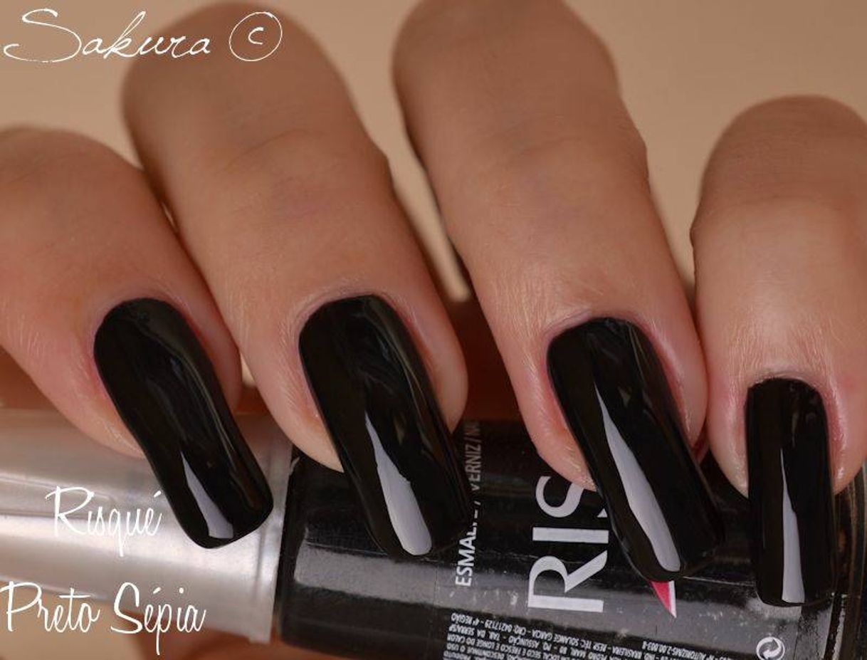 Fashion Esmalte preto sépia da Risqué