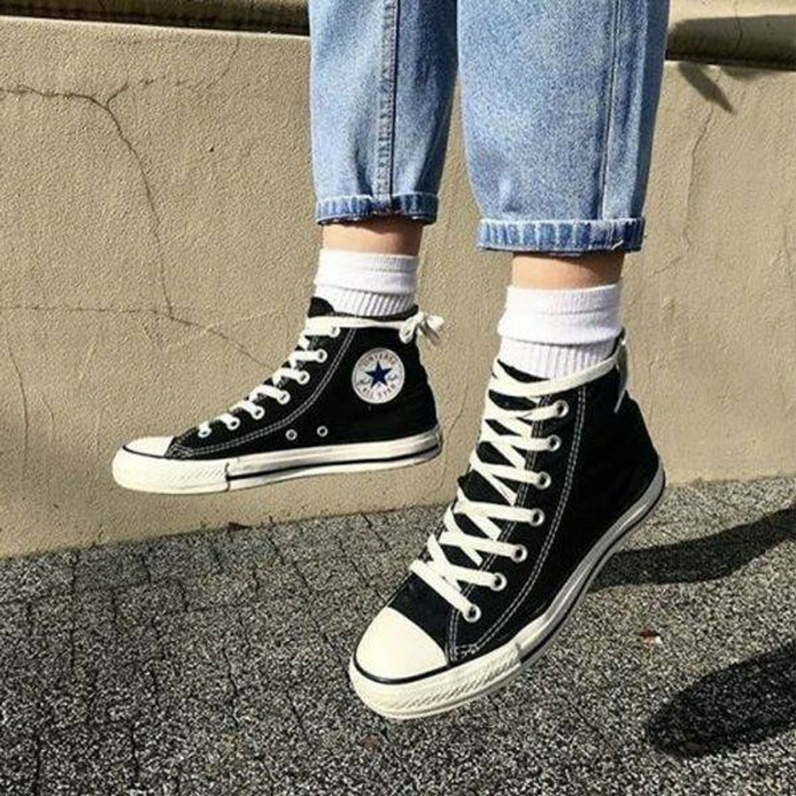 Social Converse Chuck Taylor All Star Hi, Zapatillas Unisex Adulto, Negro