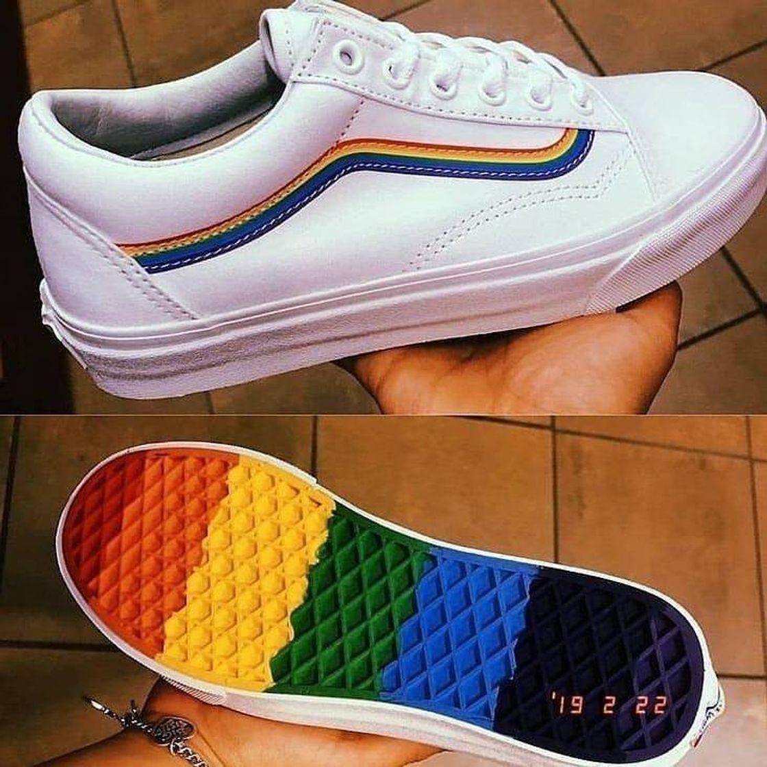 Moda color tênis🏳️‍🌈