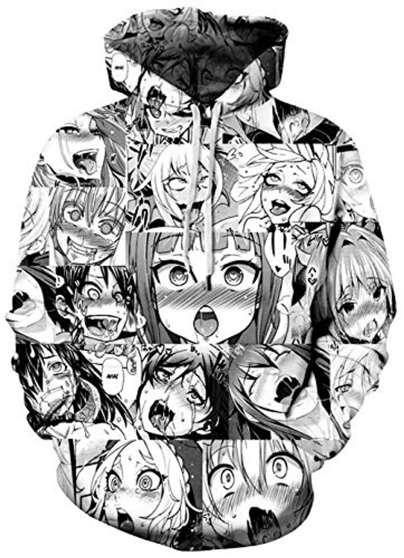 Fashion HAOSHENG Hombres Mujeres Sudadera Espacio Divertido 3D Impreso Graffiti Anime Fantasia Sudaderas