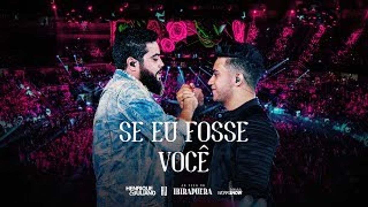 Canción Se Eu Fosse Você - Ao Vivo