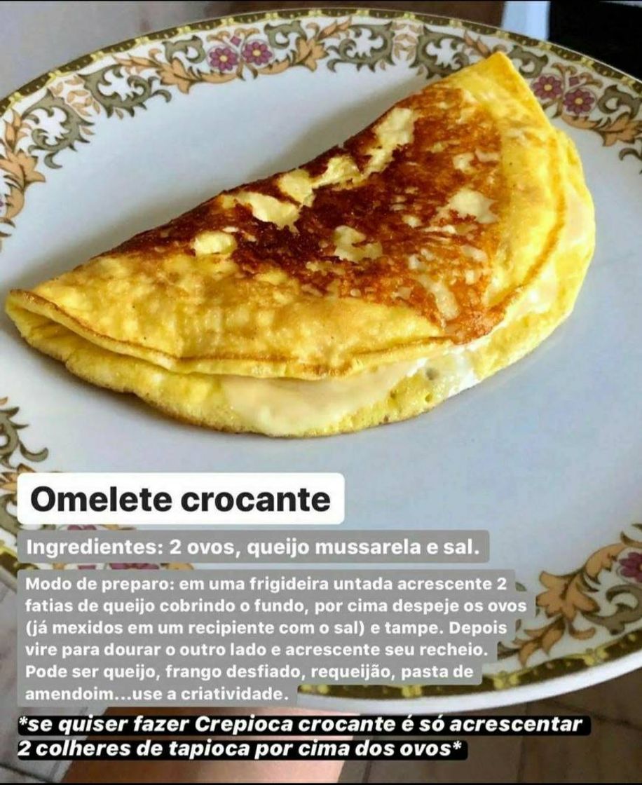 Moda Omelete Crocante 