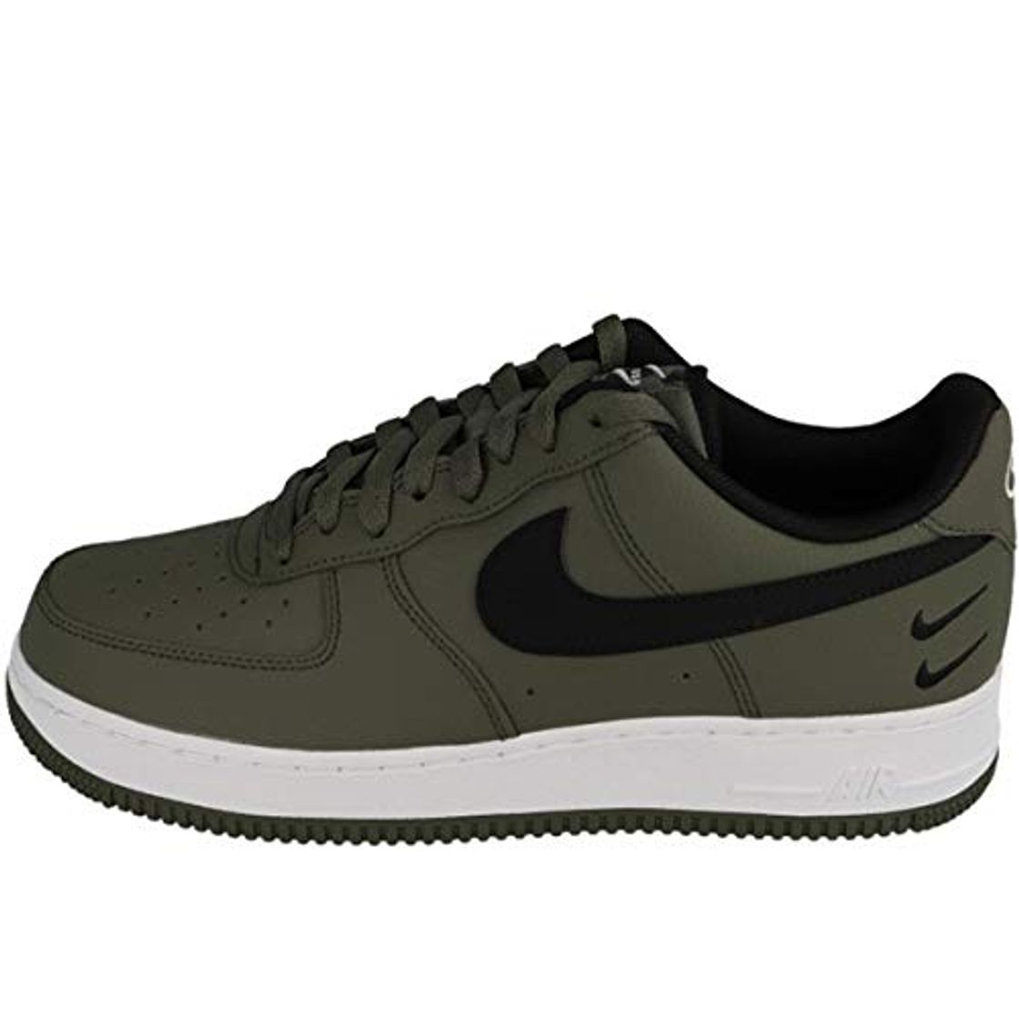 Fashion Nike Air Force 1 Double Swoosh Olive Black CT2300-300 - US 8.5