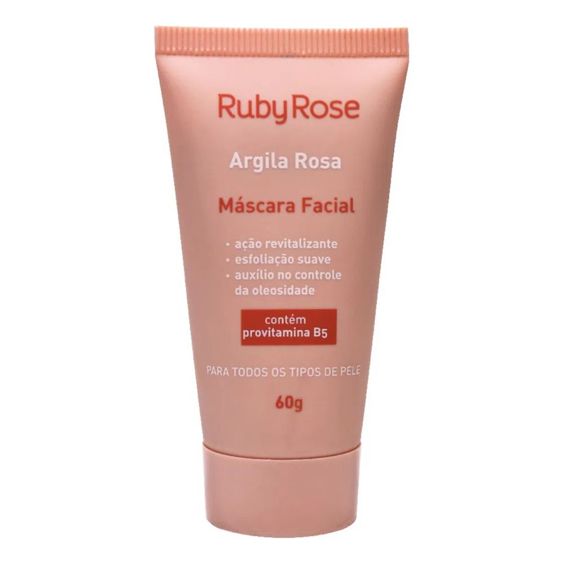 Fashion MÁSCARA FACIAL ARGILA ROSA - RUBY ROSE - Loja Online