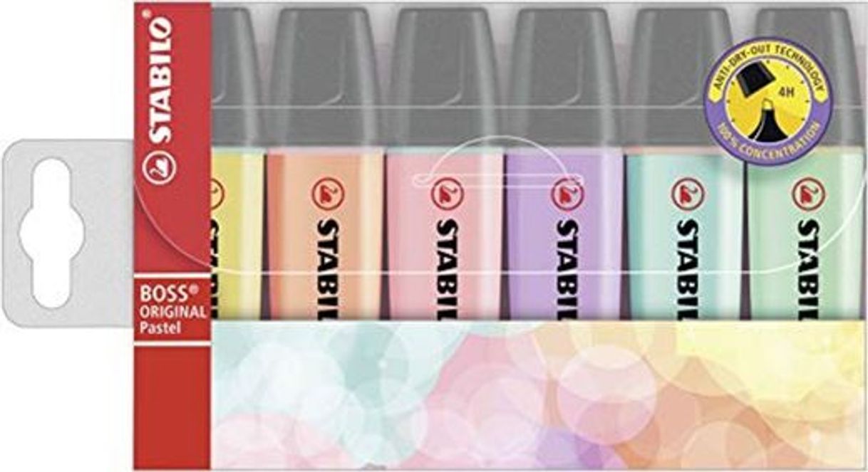 Social STABILO BOSS Original PASTEL - Marcador - Estuche 6 colores