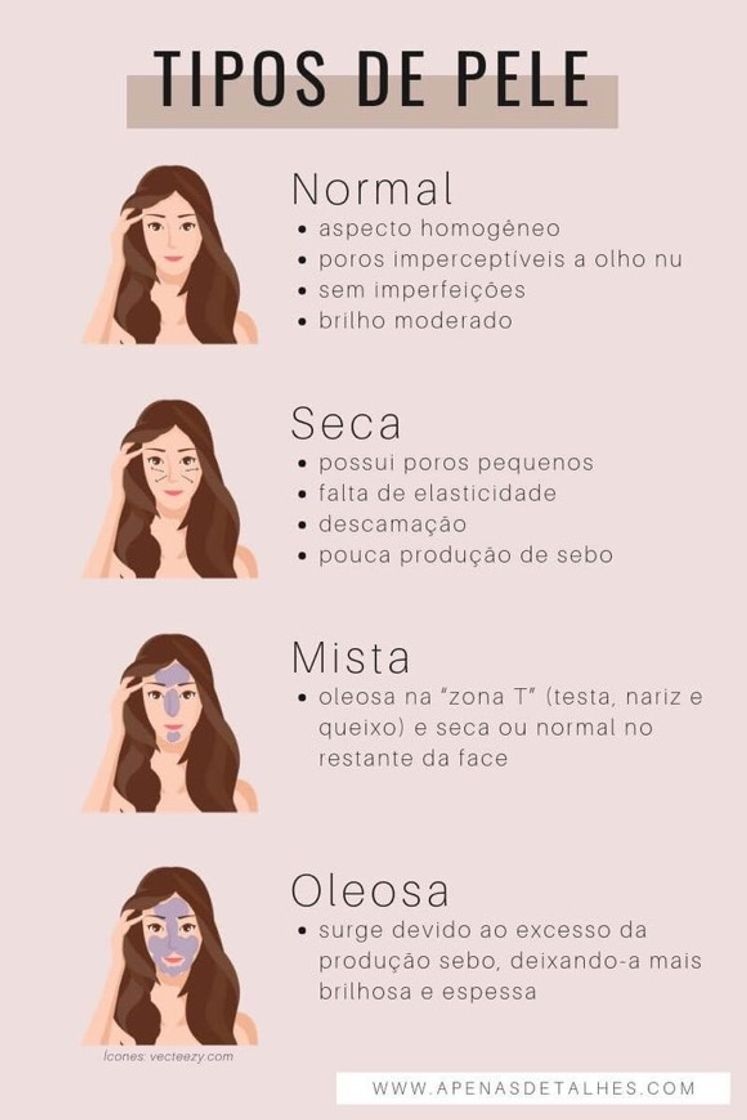 Fashion Para não errar no tipo de pele !