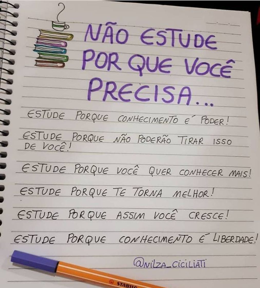 Moda Dicas de estudos