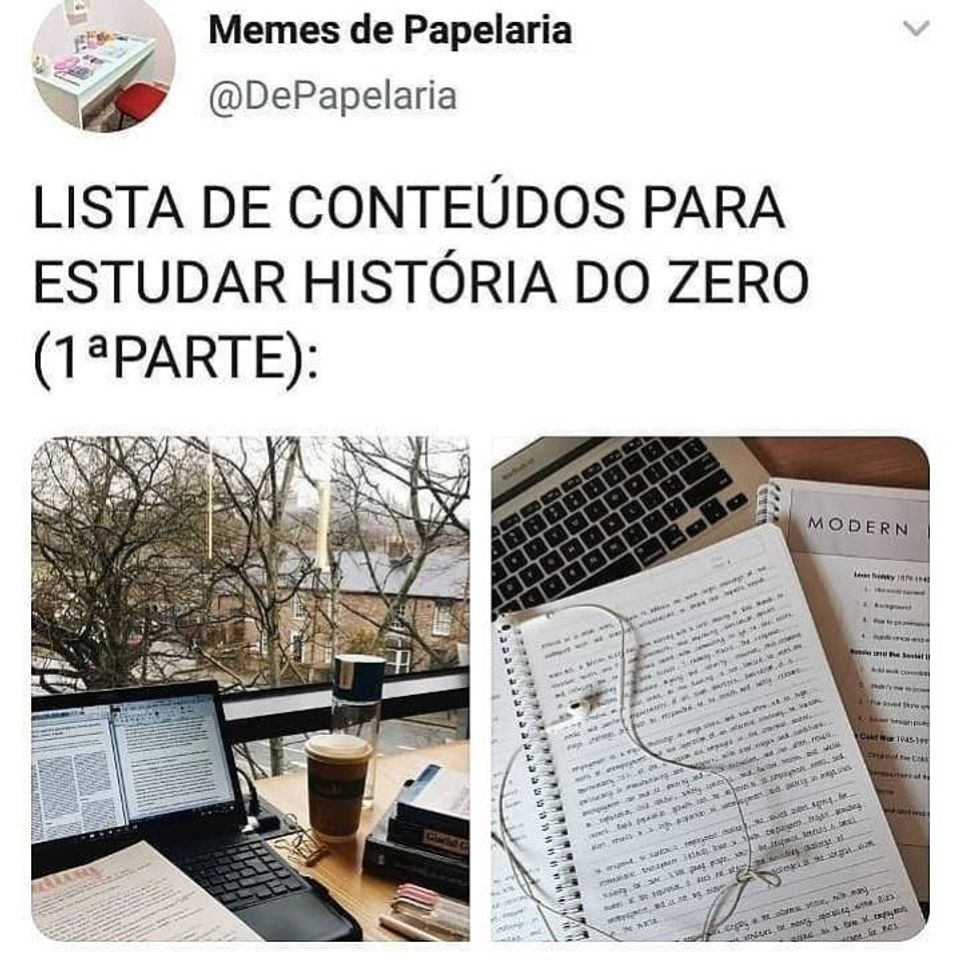 Moda Dicas de estudo 