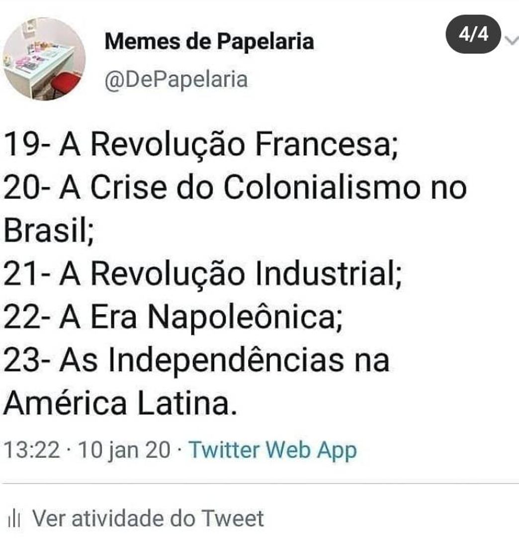 Moda Dicas de estudo 