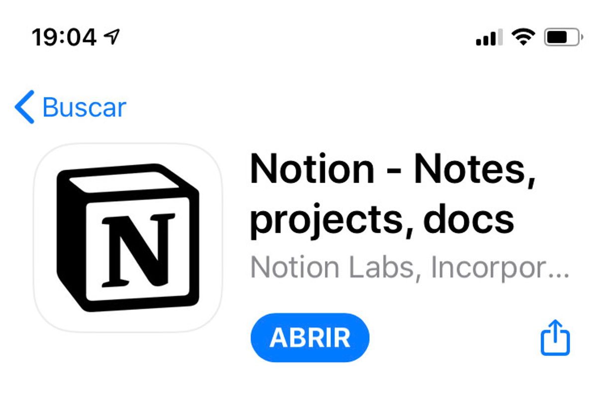 App ‎Notion