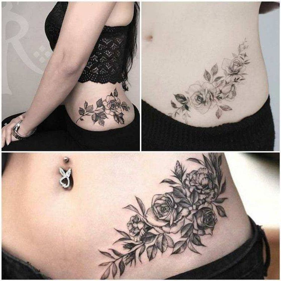 Fashion Tatuagem na cintura