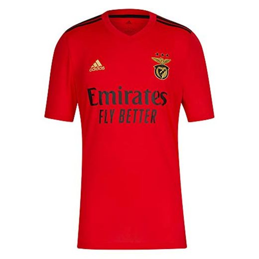 adidas Camiseta 1º Equipácion SL Benfica 2020-21, Hombre, Red