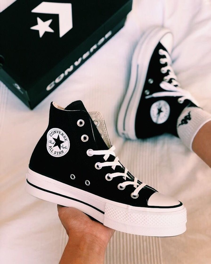 Moda Tênis Converse Chuck Taylor All Star Platform Preto