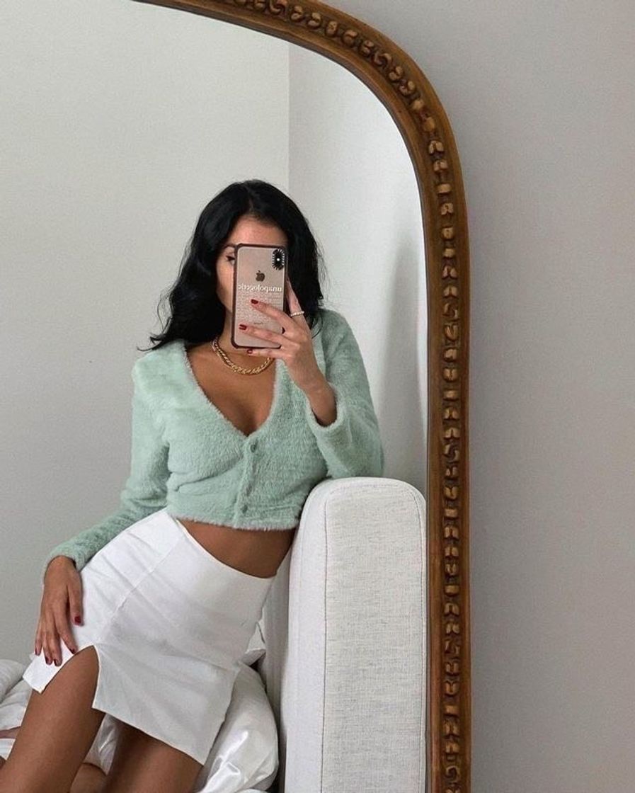 Moda mint green + white