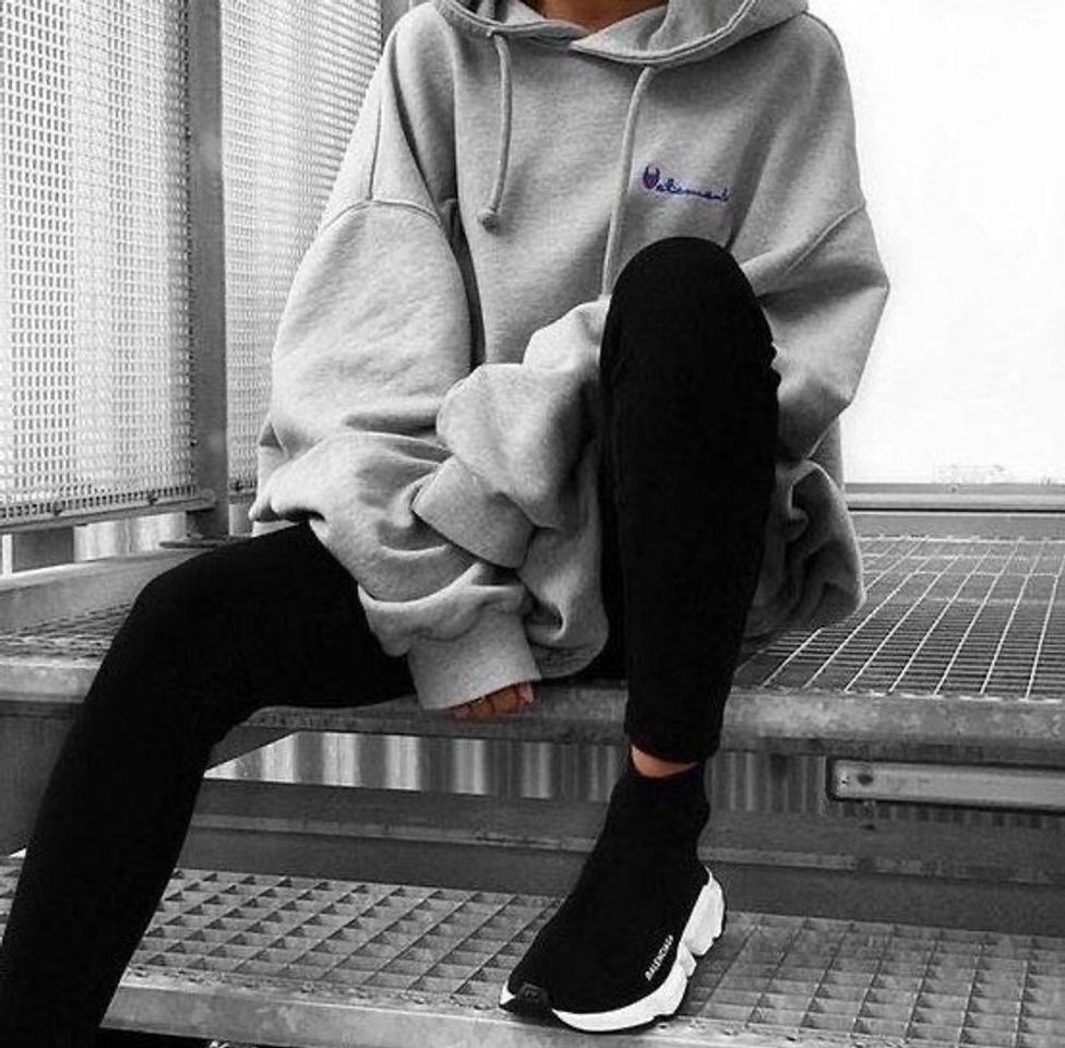 Moda oversized hoodie + leggings 