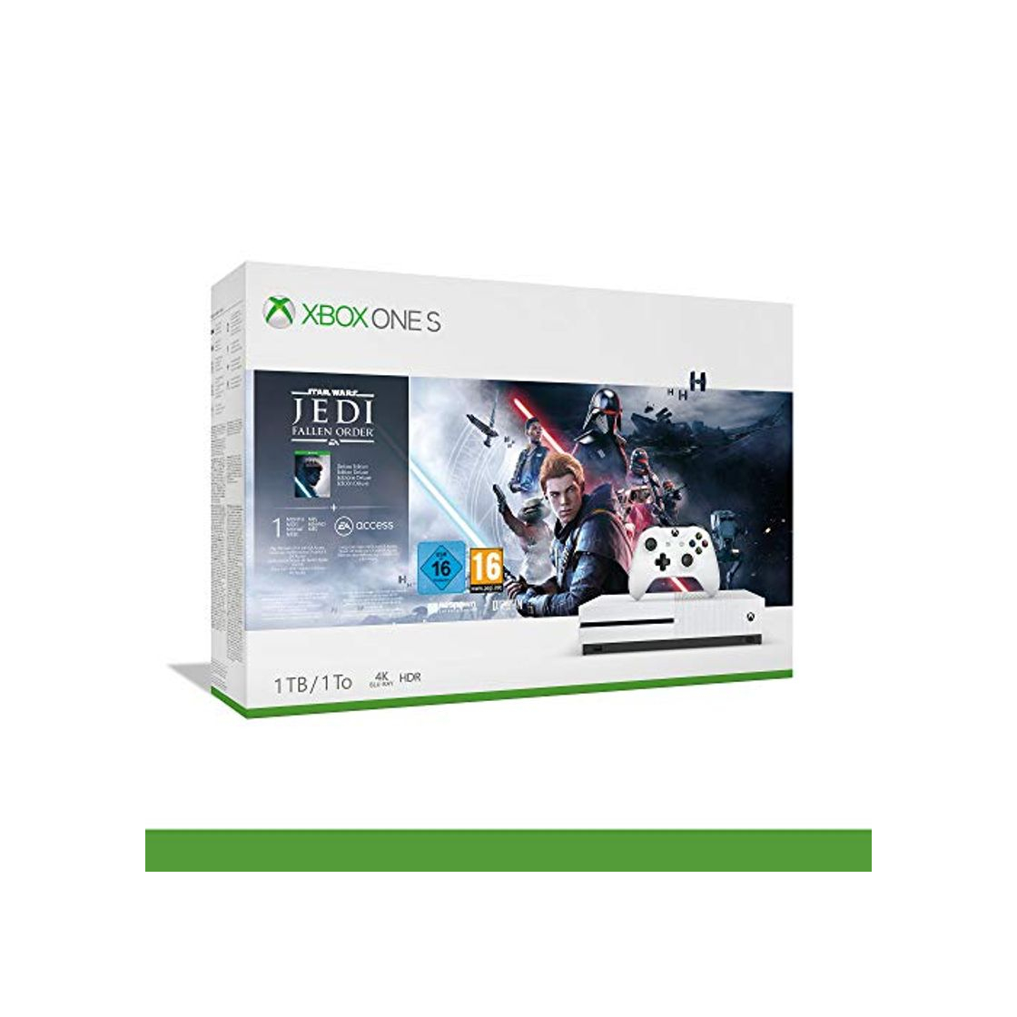 Productos Xbox One S 1TB Bundle Star Wars Jedi: Fallen Order Deluxe Edition,