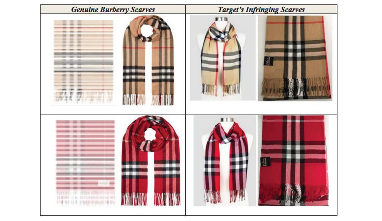 Producto Burberry scarf pattern