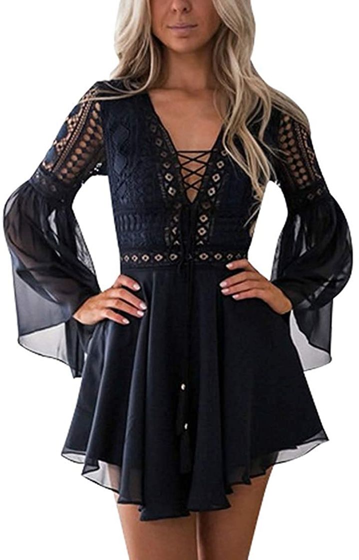 Social Amazon.com: Ellymi Boho Women Holiday Lace Hollow Out ...
