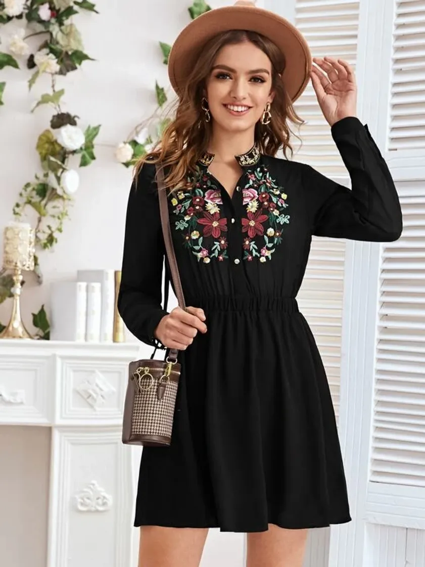 Moda Embroidery dress 