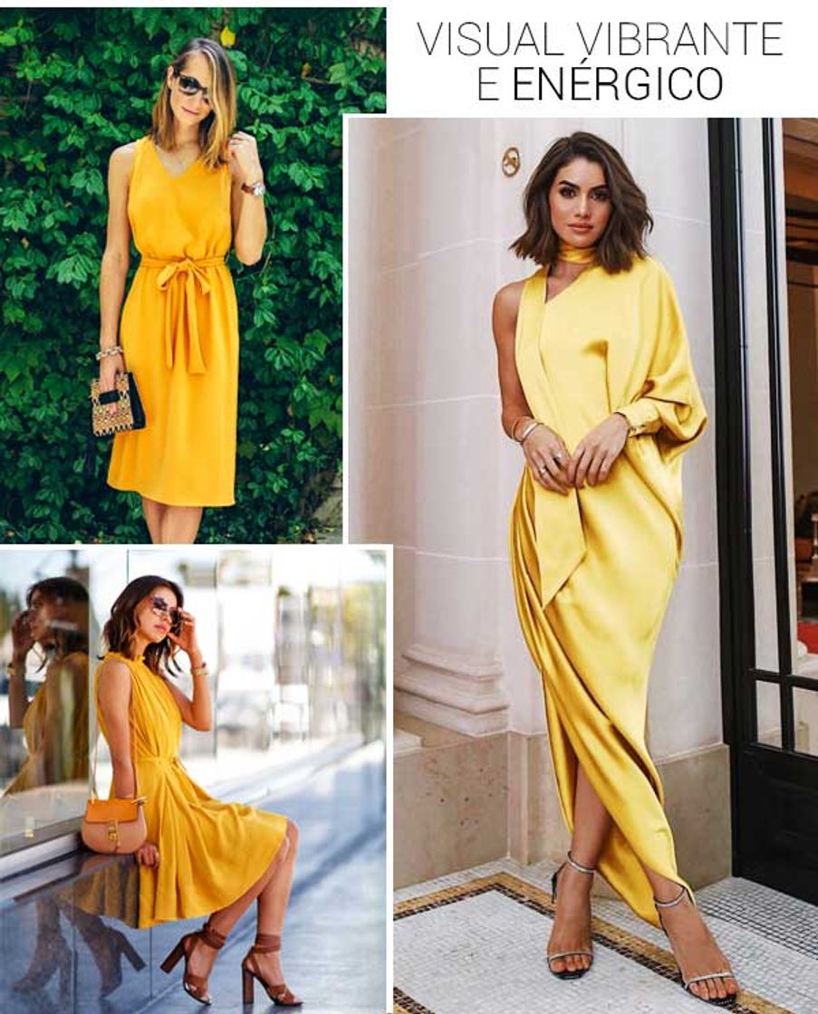 Fashion Look amarelo 