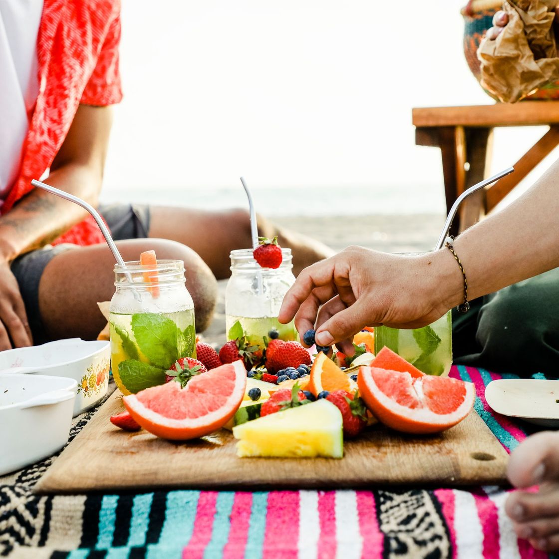 Fashion Picnic en la playa