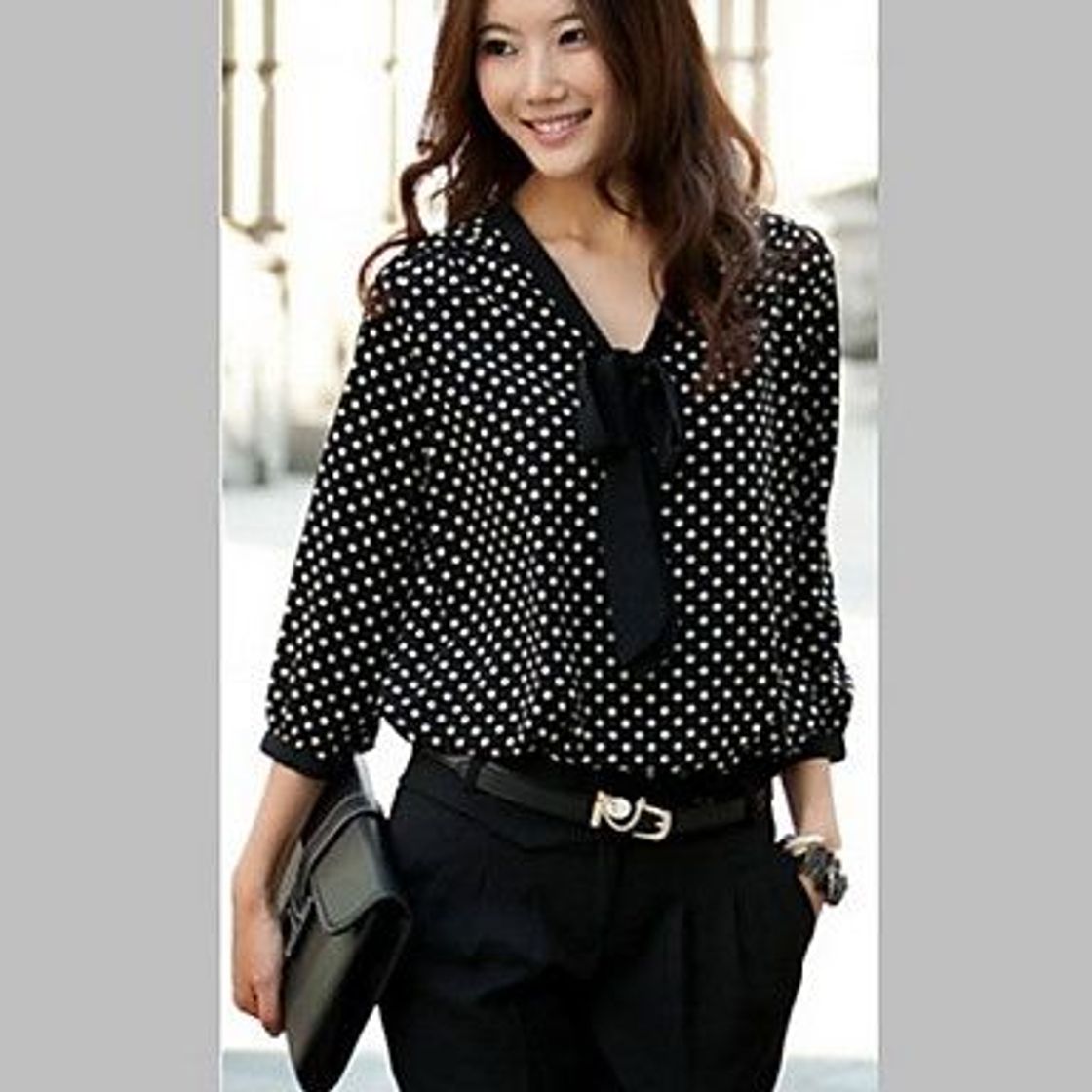 Fashion Blusa polka dot