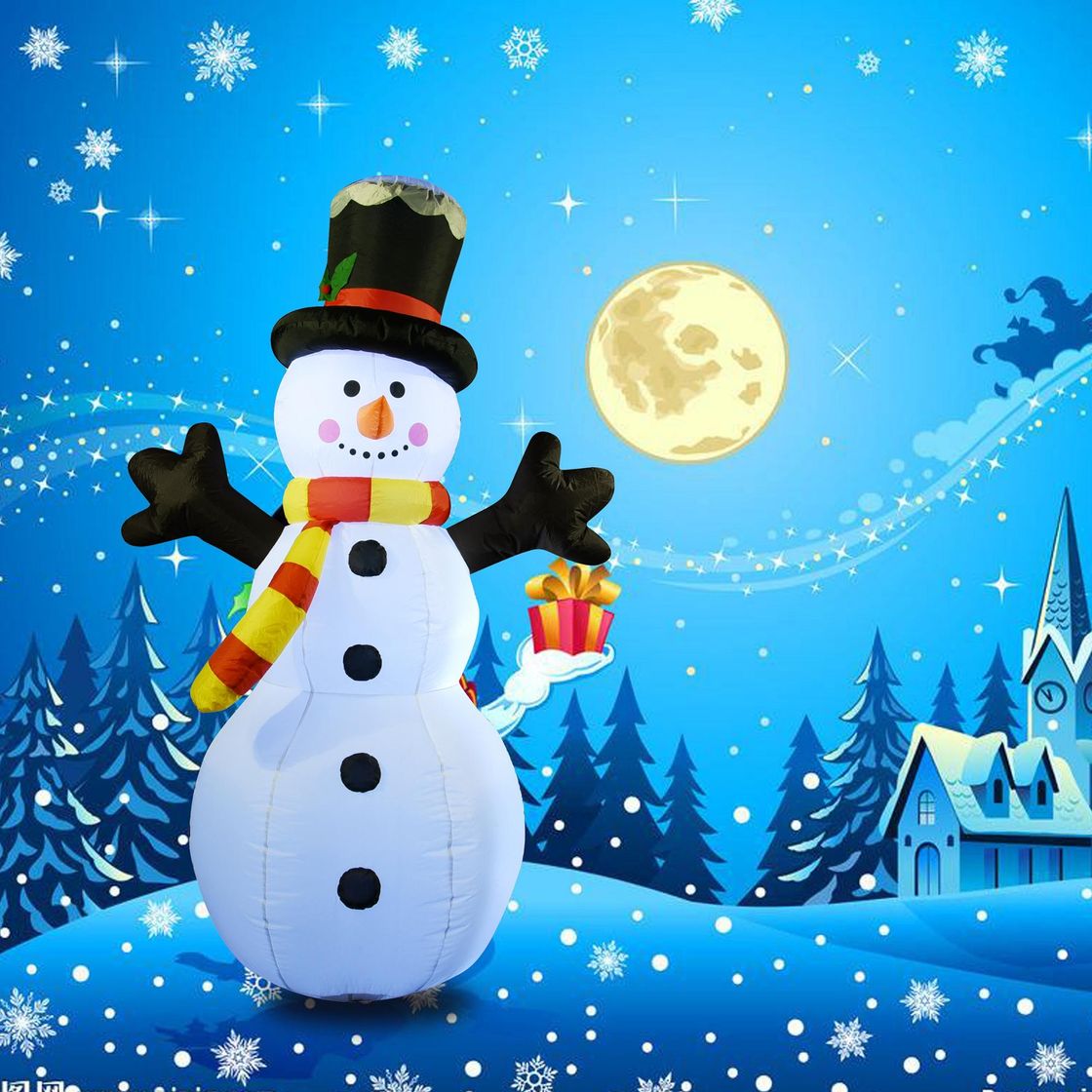 Producto didatecar 180cm Muñeco De Nieve Inflable De Navidad Decoración De Navidad LED