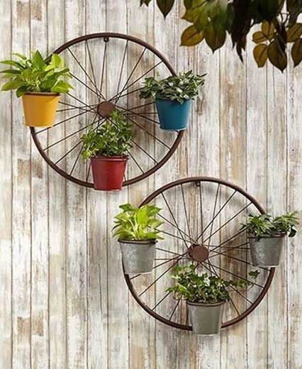 30 formas de usar rodas de bicicleta na decoração