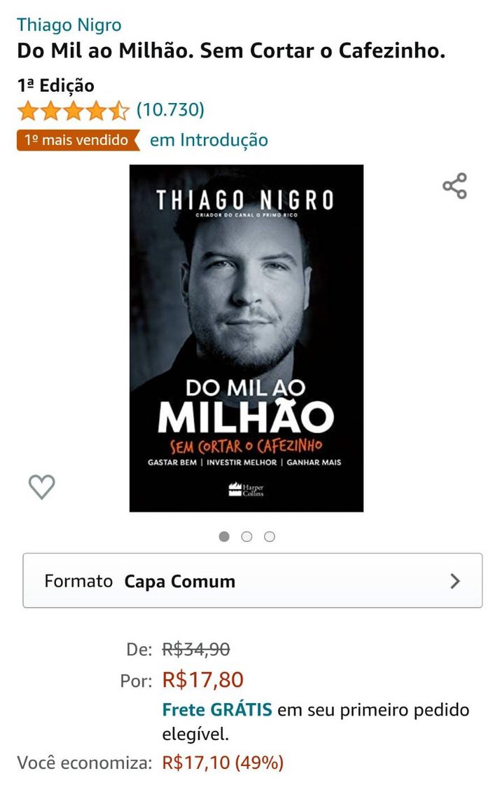 Moda Livro do mil ao milhão 