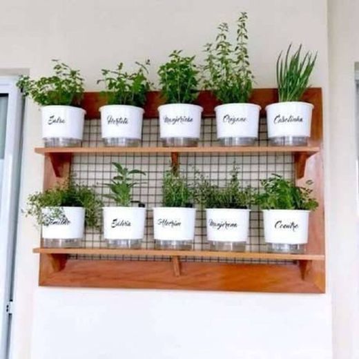 40 ideias de hortas em apartamentos