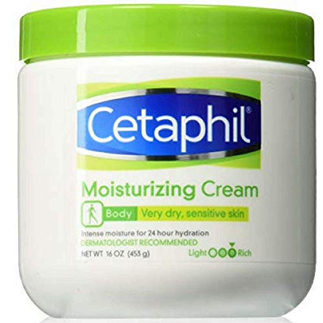 Productos Cetaphil Moisturizing Cream for Dry, Sensitive Skin, Fragrance Free, Non-comedogenic