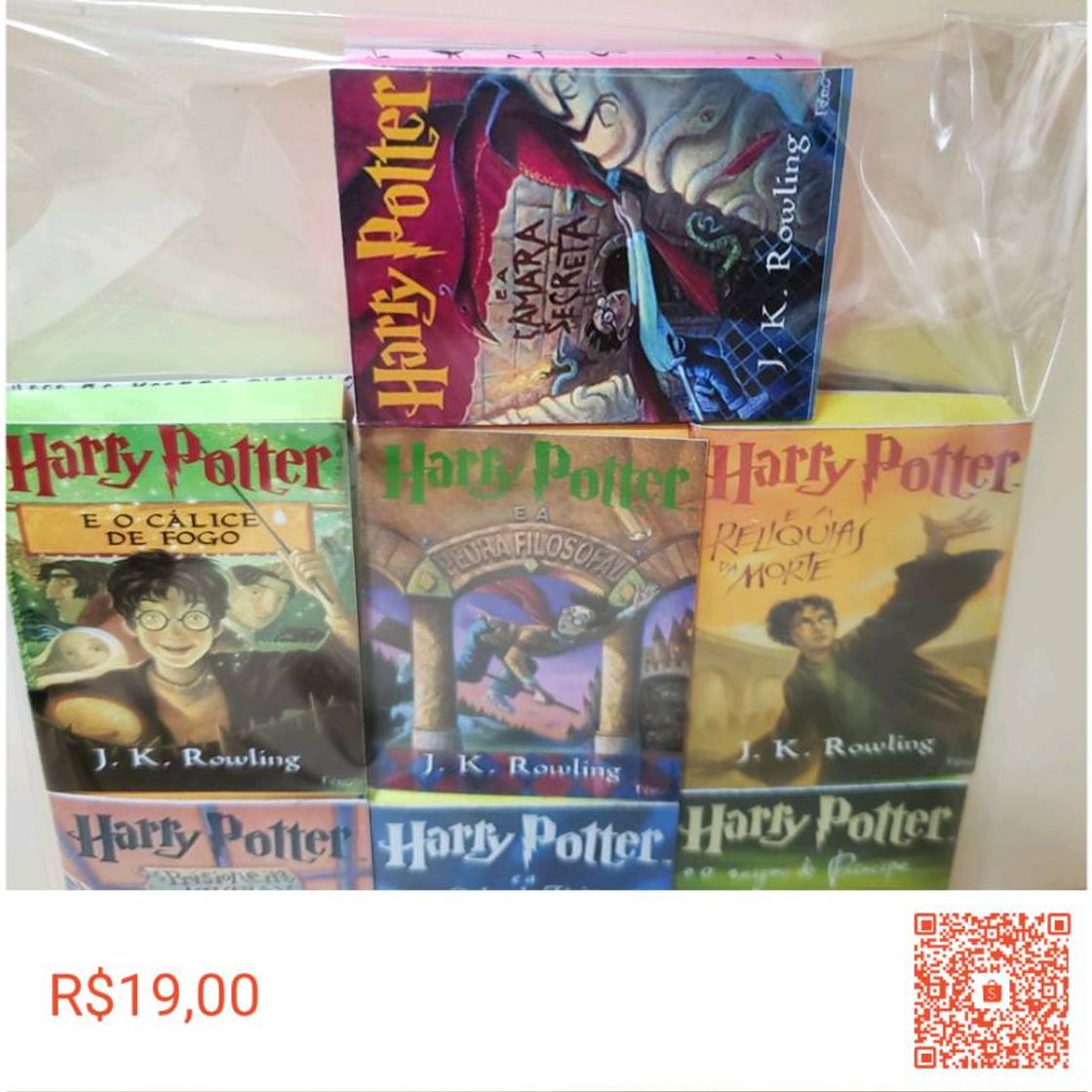 Moda Post it com tema dos livros de Harry Potter