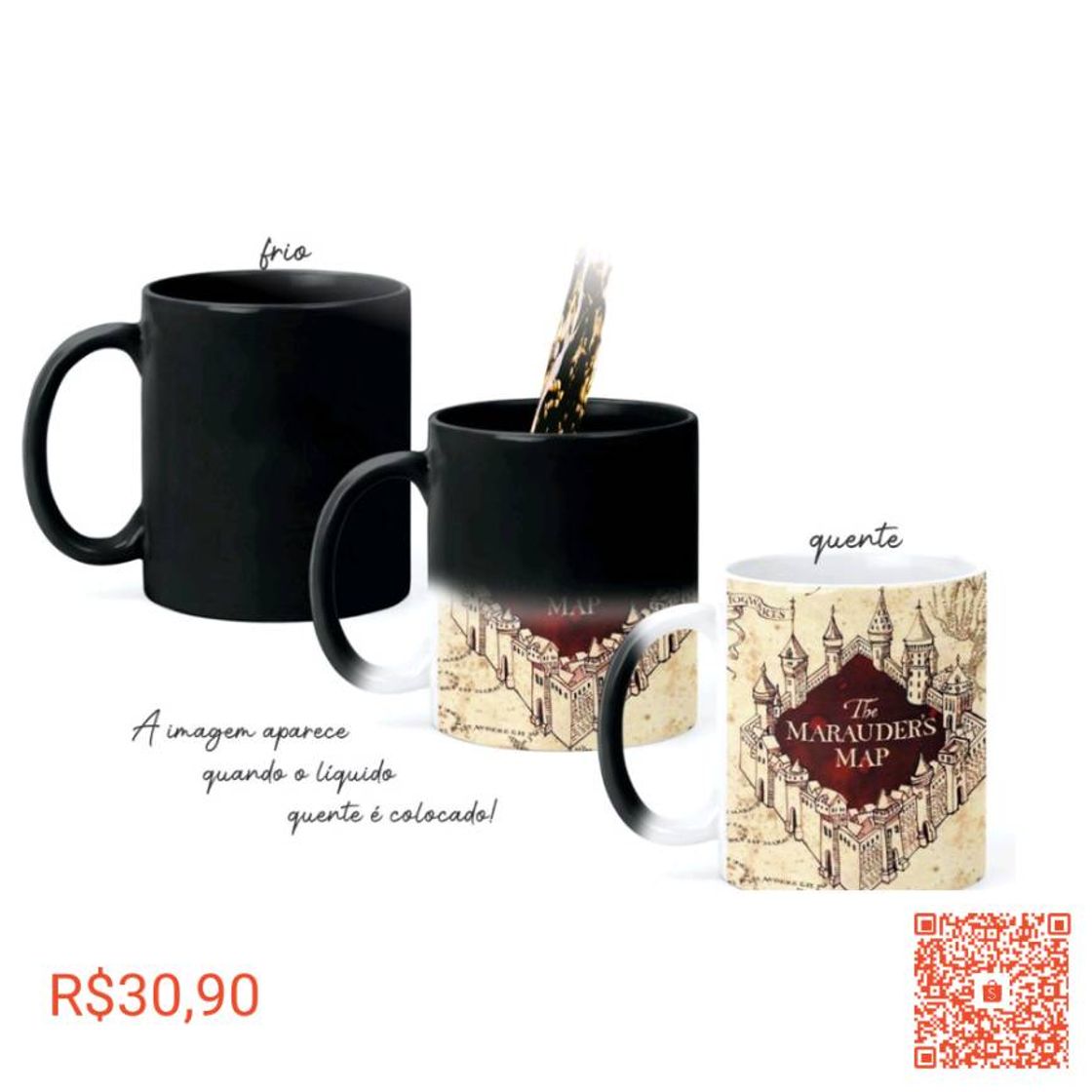 Fashion Caneca Mágica Harry Potter 