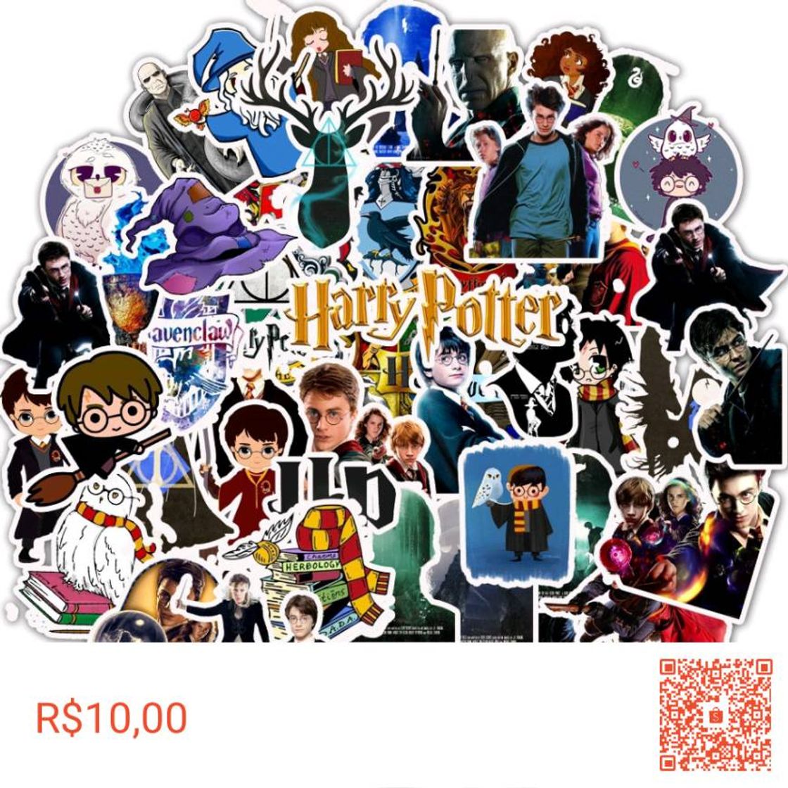 Fashion Kit 50 Figurinhas Harry Potter 