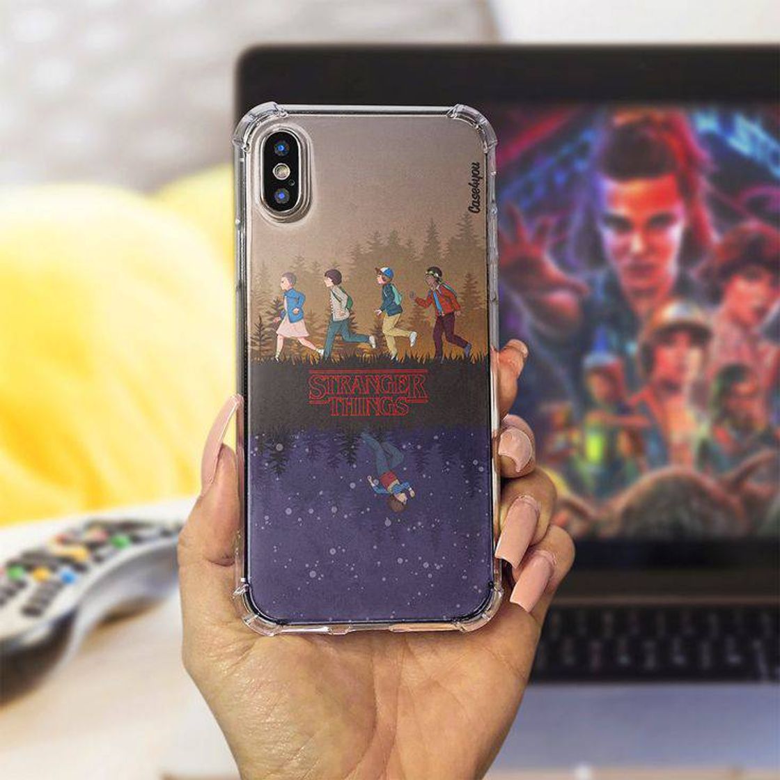 Fashion capinha de celular de stranger things