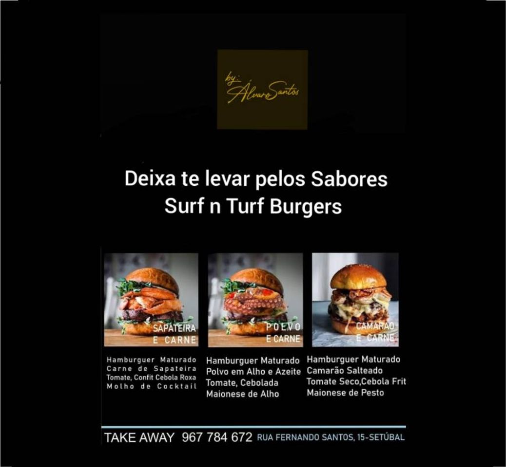 Restaurants Surf n Turf Burgers Collection by Álvaro Santos 