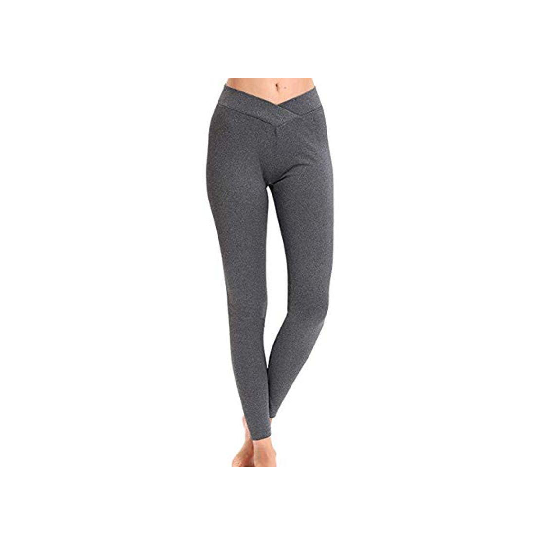 Moda Dušial High Waisted Leggings for Women Soft Slim Athletic Hip Lifting Elastic Cross Solid Colors Breathable Tummy Control Pants for Running Cycling Yoga Workout Pants