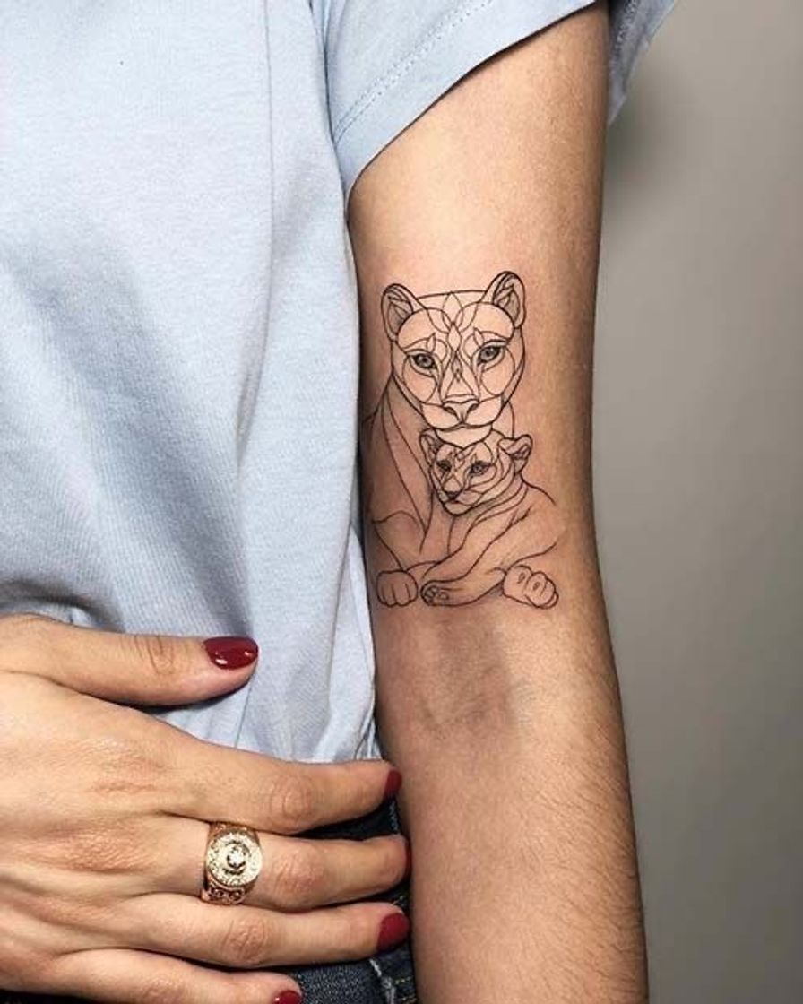 Fashion TATTO REI LEÃO 🦁 