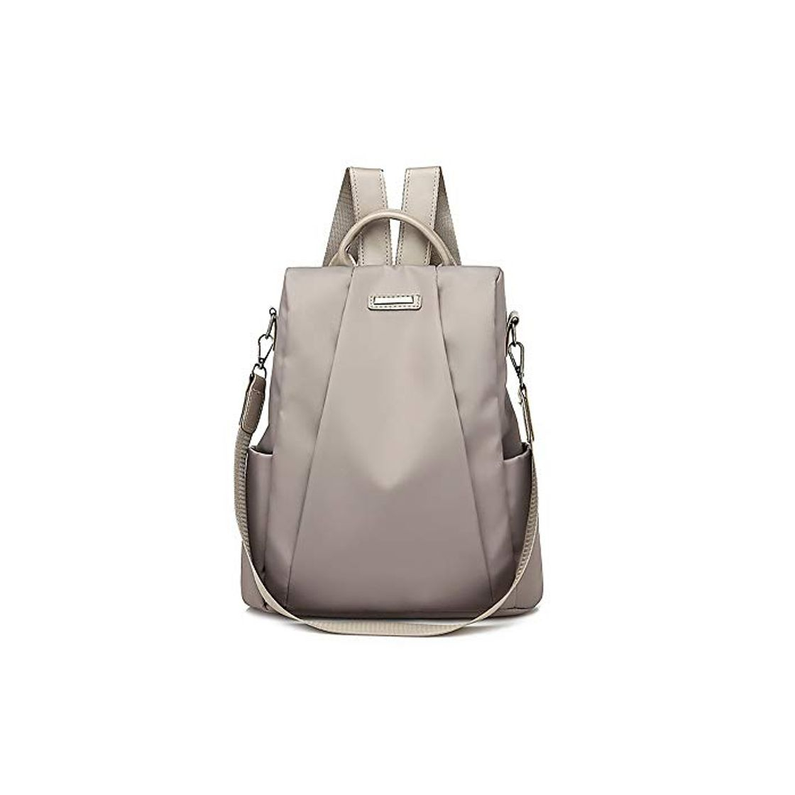 Fashion Mujer Mochila de viaje femenina Bolsa de viaje antirrobo Mochila de tela Oxford Sencilla y elegante casual bolso cuero bandolera moda cuero backpack