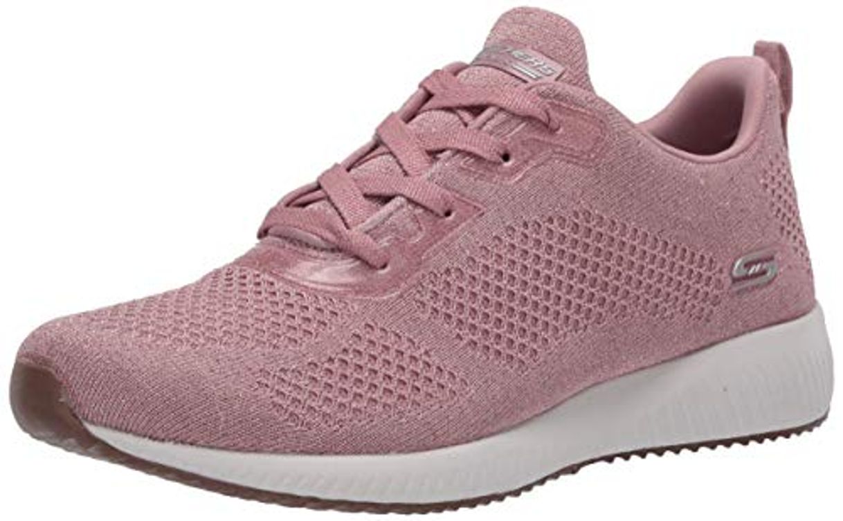 Fashion Skechers Bobs Squad-Glitz Maker - Zapatillas deportivas para mujer, Rosa