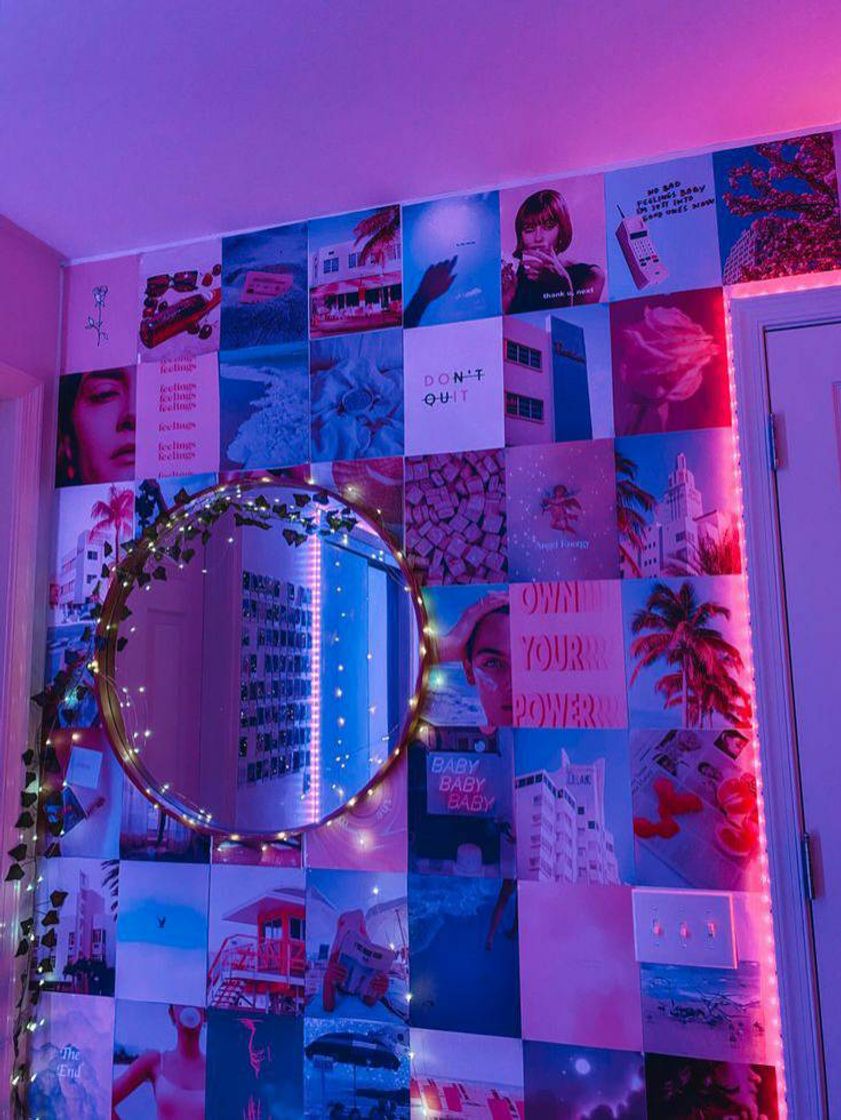 Fashion aesthetic room 