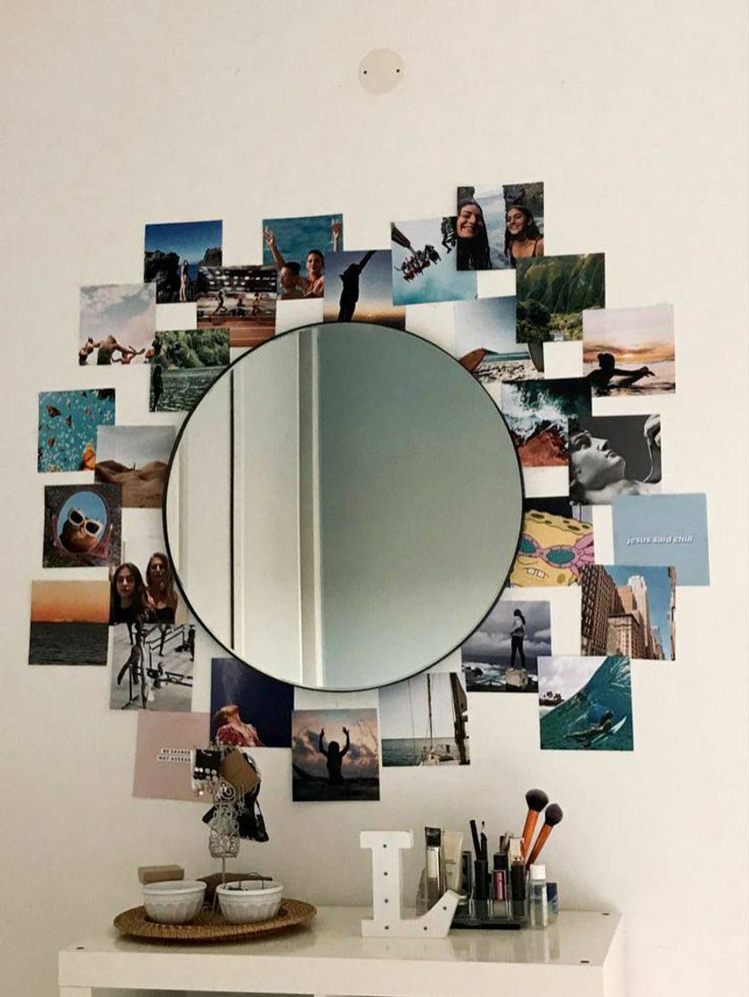 Fashion Photo collage mirror