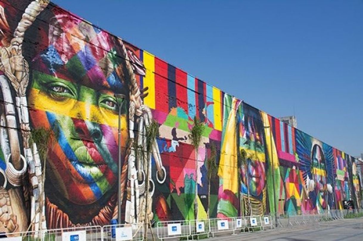 Place Mural Etnias do artista Kobra