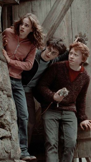 Melhor trio Harry, Hermione e Rony Hogwarts