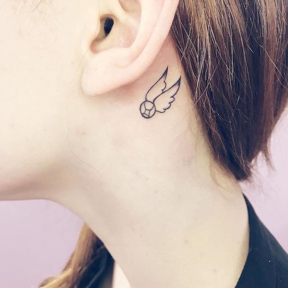 Fashion Tatto minimalista do Harry Potter